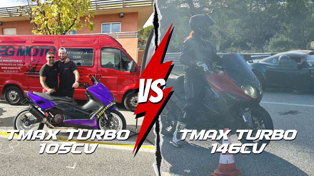 TMAX TURBO 146CV vs 105CV EG MOTO Toulon