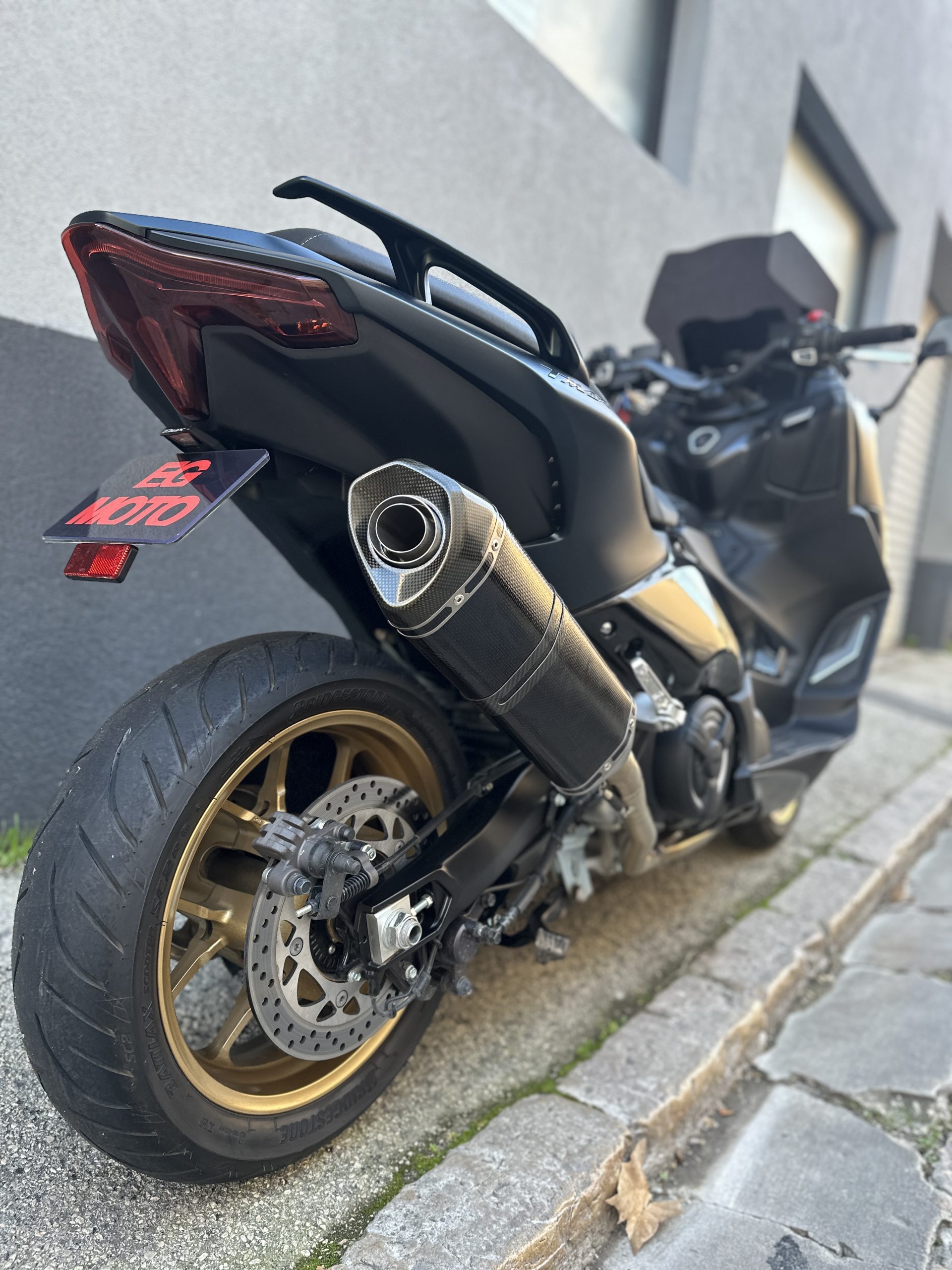 Système D'échappement Complet Pour Yamaha TMAX 500 530 560 (2016-2021) - Acier Inoxydable