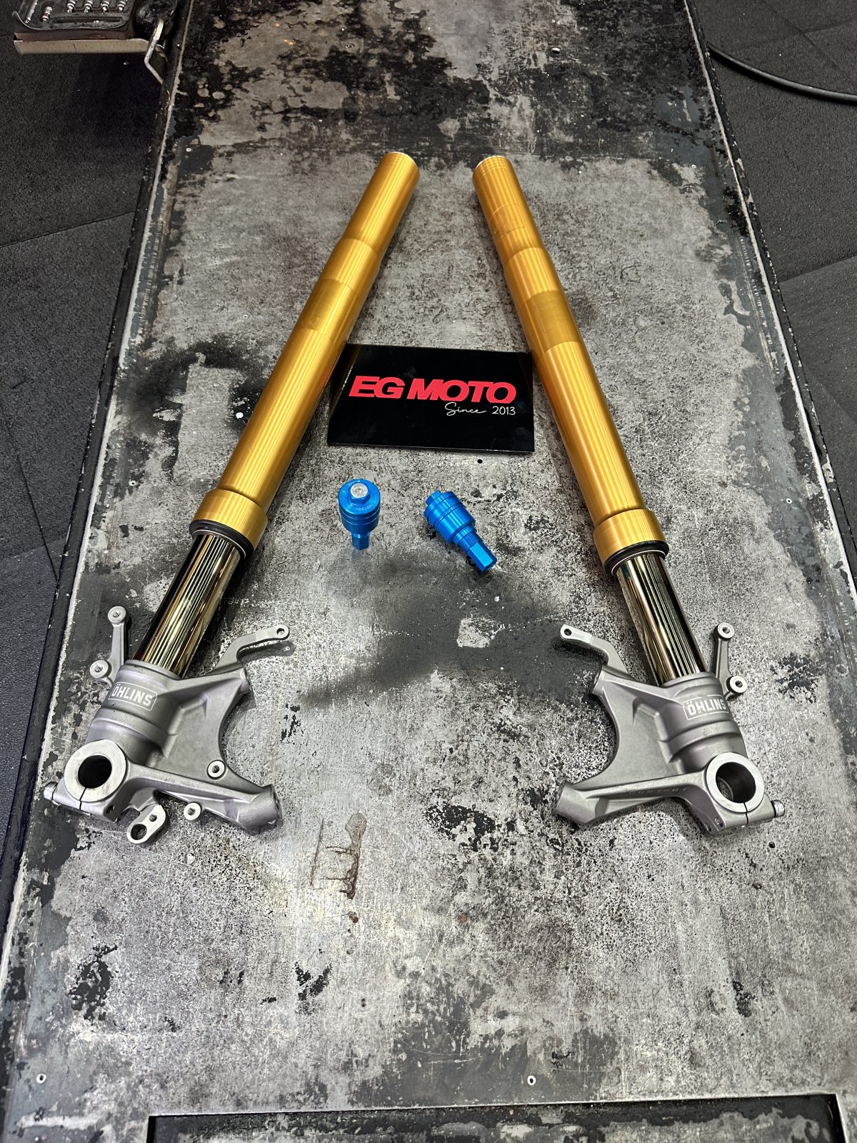 Fourche R1 Öhlins TMAX turbo